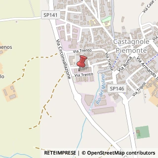 Mappa Via Trento, 23/c, 10060 Castagnole Piemonte, Torino (Piemonte)