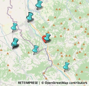 Mappa Via Alcide De Gasperi, 27052 Godiasco Salice Terme PV, Italia (4.61133)