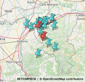 Mappa Via Alcide De Gasperi, 27052 Godiasco Salice Terme PV, Italia (10.377)