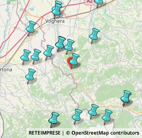 Mappa Via Alcide De Gasperi, 27052 Godiasco Salice Terme PV, Italia (9.9595)