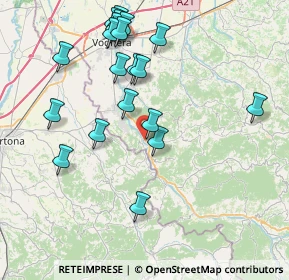 Mappa Via Alcide De Gasperi, 27052 Godiasco Salice Terme PV, Italia (8.4835)