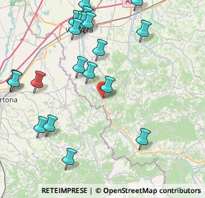 Mappa Via Alcide De Gasperi, 27052 Godiasco Salice Terme PV, Italia (9.933)