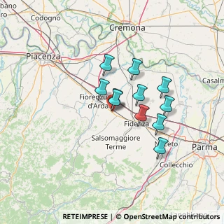 Mappa Viale dei Caduti, 29010 Alseno PC, Italia (10.25545)