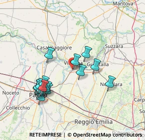 Mappa Via Frank Anna, 42041 Brescello RE, Italia (14.68563)