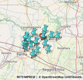 Mappa Via Frank Anna, 42041 Brescello RE, Italia (9.9805)