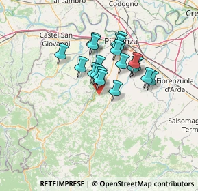 Mappa Loc Ceresola Bassano di, 29029 Rivergaro PC, Italia (10.12)