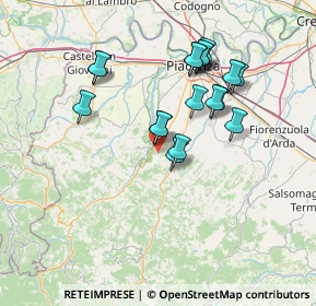 Mappa Loc Ceresola Bassano di, 29029 Rivergaro PC, Italia (13.08944)