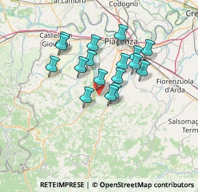 Mappa Loc Ceresola Bassano di, 29029 Rivergaro PC, Italia (11.12412)