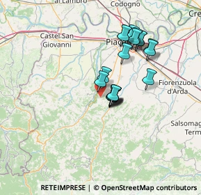 Mappa Loc Ceresola Bassano di, 29029 Rivergaro PC, Italia (11.30368)