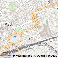Karte Asti