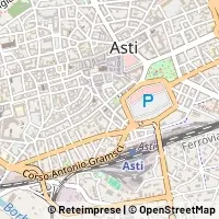 Mapa Asti