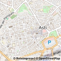 Karte Asti