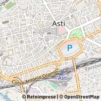 Karte Asti