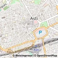 Karte Asti
