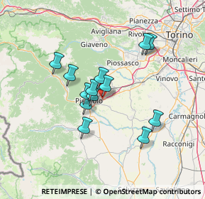 Mappa Strada Motta Sanctus e Rubiene, 10064 Pinerolo TO, Italia (10.98077)