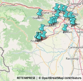 Mappa Strada Motta Sanctus e Rubiene, 10064 Pinerolo TO, Italia (15.4445)