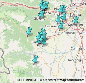 Mappa Strada Motta Sanctus e Rubiene, 10064 Pinerolo TO, Italia (14.6105)