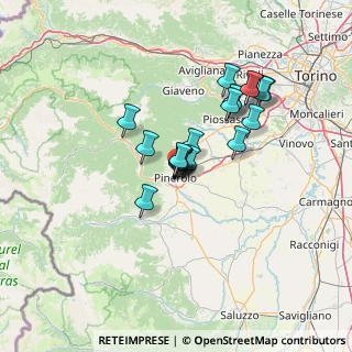 Mappa Viale Cavalieri D'Italia, 10064 Pinerolo TO, Italia (10.431)