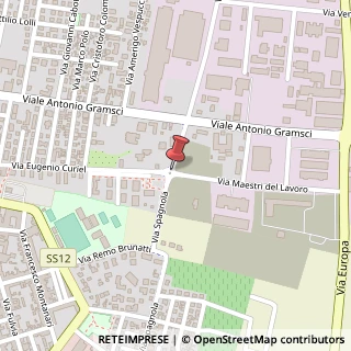 Mappa Via Eugenio Curiel,  49, 41037 Mirandola, Modena (Emilia Romagna)