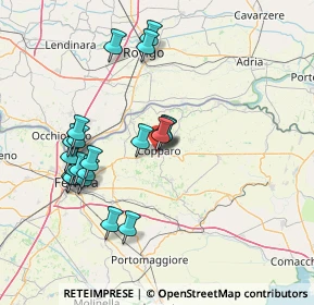 Mappa Via Giacomo Matteotti, 44034 Copparo FE, Italia (14.928)