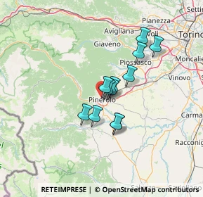 Mappa Via della Cittadella, 10064 Pinerolo TO, Italia (9.335)