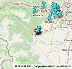 Mappa Via Edmondo de Amicis, 10064 Pinerolo TO, Italia (15.1855)