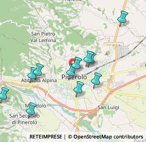 Mappa Via Duca D'Aosta, 10064 Pinerolo TO, Italia (1.88818)