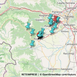 Mappa Via Stefano Cambiano, 10064 Pinerolo TO, Italia (10.451)