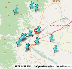 Mappa Via Pietro, 10064 Pinerolo TO, Italia (3.87571)