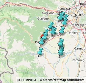 Mappa Via Pietro, 10064 Pinerolo TO, Italia (12.26353)