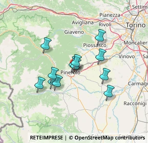 Mappa Via Pietro, 10064 Pinerolo TO, Italia (10.68083)