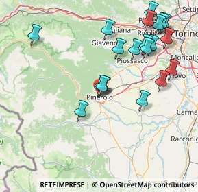 Mappa Via Massimo D'Azeglio, 10064 Pinerolo TO, Italia (17.6705)
