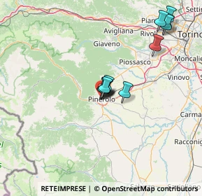 Mappa Via Massimo D'Azeglio, 10064 Pinerolo TO, Italia (12.73636)