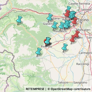 Mappa Viale Savorgnan D'Osoppo, 10064 Pinerolo TO, Italia (17.6705)