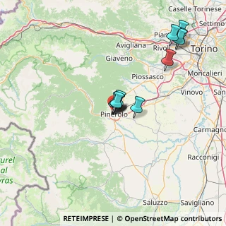 Mappa Viale Savorgnan D'Osoppo, 10064 Pinerolo TO, Italia (12.73636)