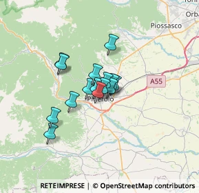 Mappa Via Massimo D'Azeglio, 10064 Pinerolo TO, Italia (3.948)