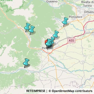 Mappa Viale Savorgnan D'Osoppo, 10064 Pinerolo TO, Italia (5.20182)
