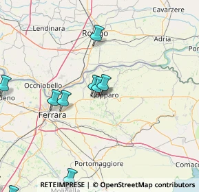 Mappa Via Dosso Dossi, 44034 Copparo FE, Italia (23.16364)