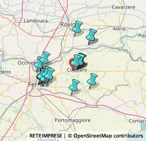 Mappa Via Dosso Dossi, 44034 Copparo FE, Italia (10.8715)