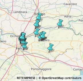 Mappa Via Dosso Dossi, 44034 Copparo FE, Italia (12.072)