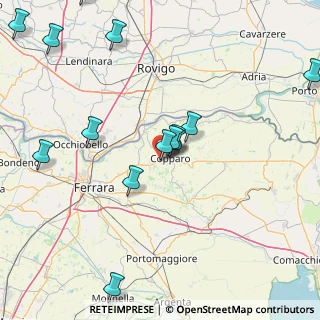Mappa Via Roberto Cotti, 44034 Copparo FE, Italia (21.12733)