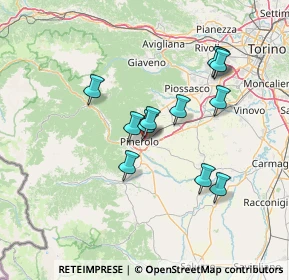 Mappa Italia, 10064 Pinerolo TO, Italia (12.43)