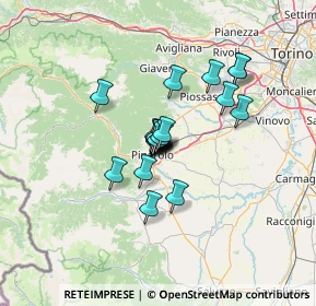 Mappa Italia, 10064 Pinerolo TO, Italia (8.426)