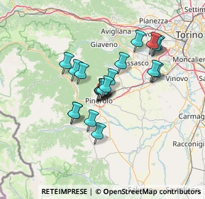 Mappa Italia, 10064 Pinerolo TO, Italia (10.507)