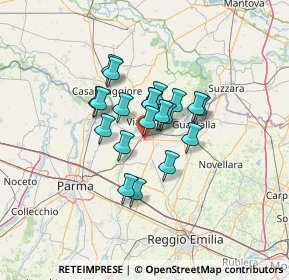 Mappa SP 1, 42041 Brescello RE, Italia (8.8515)