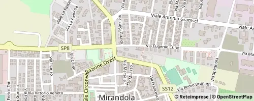 Mappa Mirandola