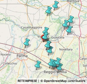 Mappa Via Leonardo da Vinci, 42041 Brescello RE, Italia (14.90222)