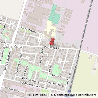 Mappa Strada I° Maggio, 49, 43056 Torrile, Parma (Emilia Romagna)