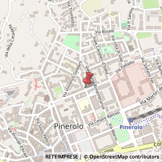 Mappa Via Brunetta D'usseaux, 9, 10064 Pinerolo, Torino (Piemonte)