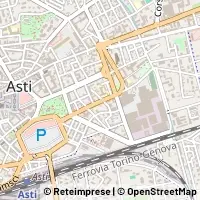 Karte Asti